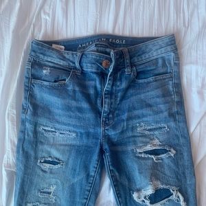 Aerie Ripped Skinny Jeans